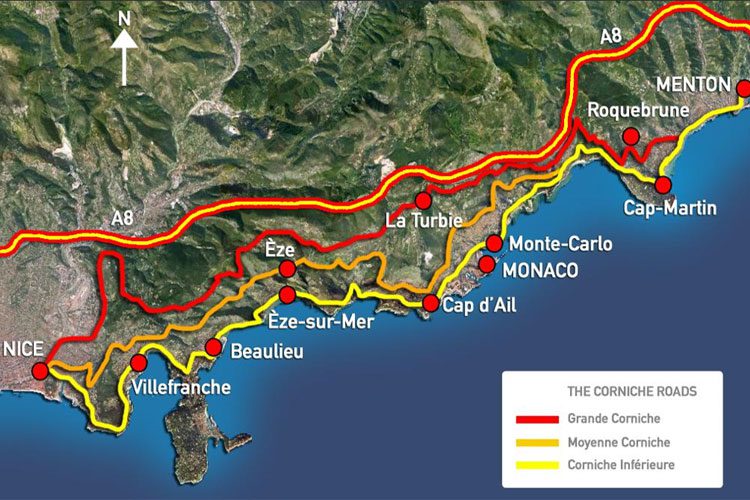 Cote d’Azur Cornice Roads Worth Driving On